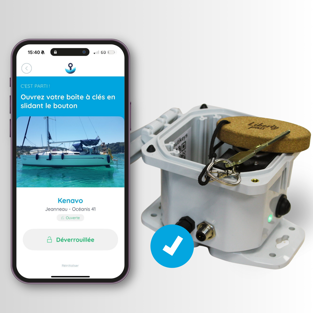 Nautikeys - La boîte à clés connectée pour votre bateau